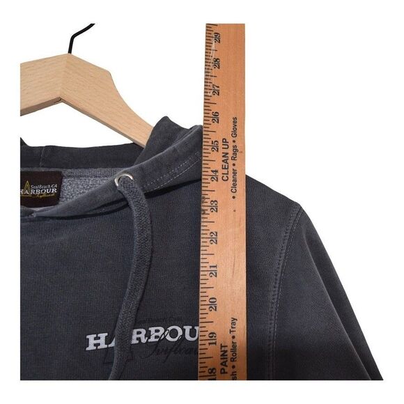 Harbour Surfboards Mens Sz M Surf Aesthetic Hooded Sweatshirt Hoodie Y2k Vintage - Picture 6 of 8